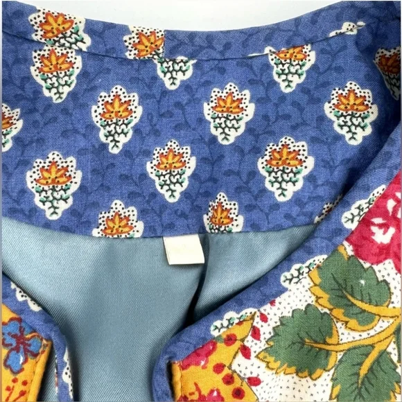 1980S FRENCH PROVENÇAL QUILTED JACKET - Picture 11 of 13